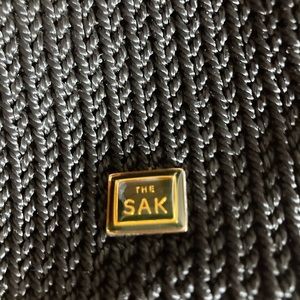 🔥Price Drop $15🔥The Sak Black Knit Crochet Boho Bag (gently used)